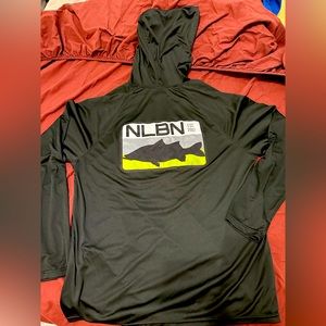 NLBN No Live Bait Needed sun fishing hoodie xl snook